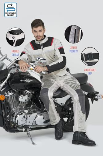 Mesh Motorcycle Jacket with Armor A85077