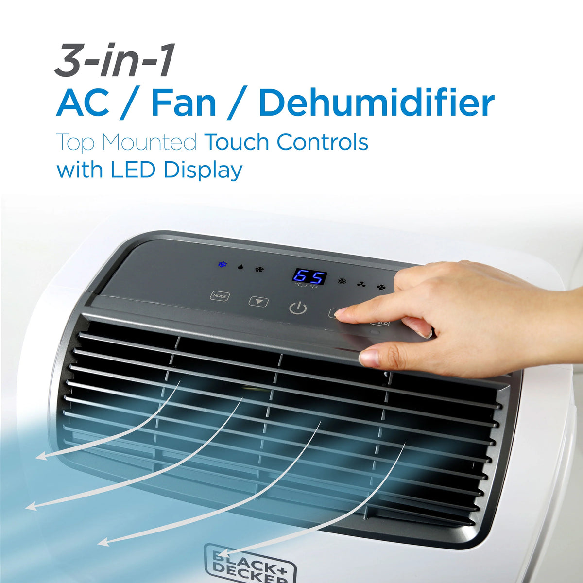 8,000 BTU Portable Air Conditioner with Remote Control, White Z4929