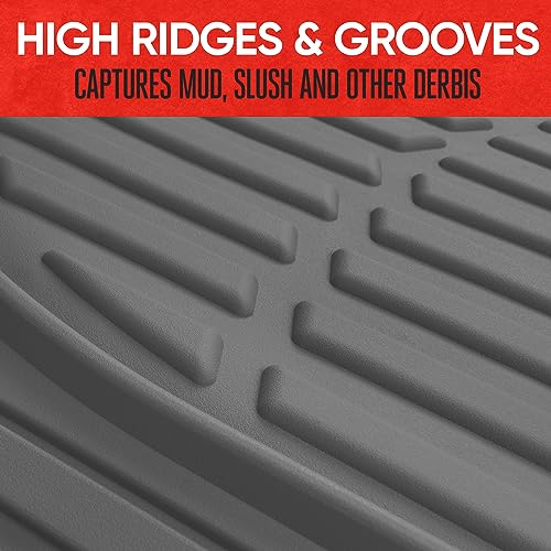 Black All-Weather Automotive Floor Mats Full Set W53841