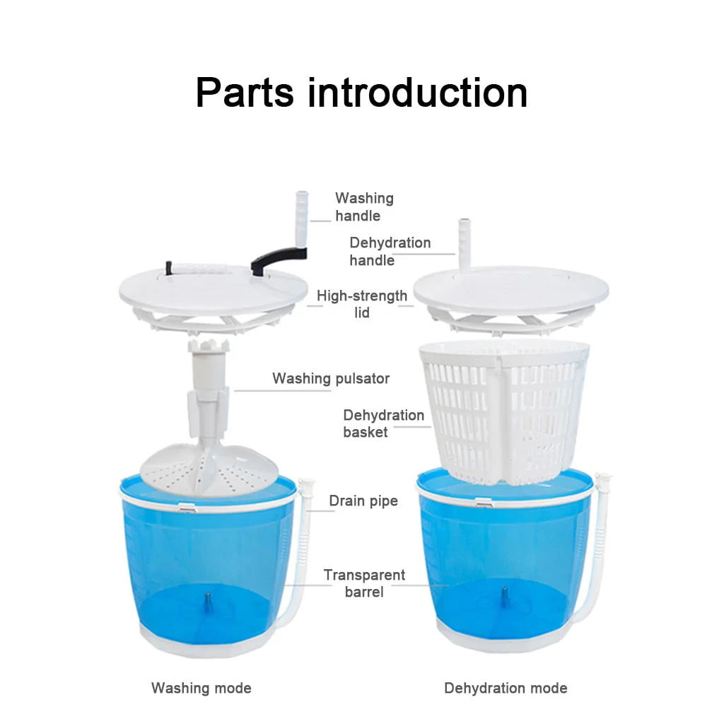 Portable Mini Manual Washer And Dryer G7964