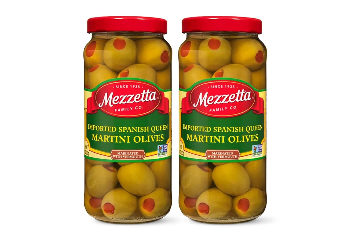 Spanish Queen Martini Olives 10 Ounce Jar Pack Of 2 H774152