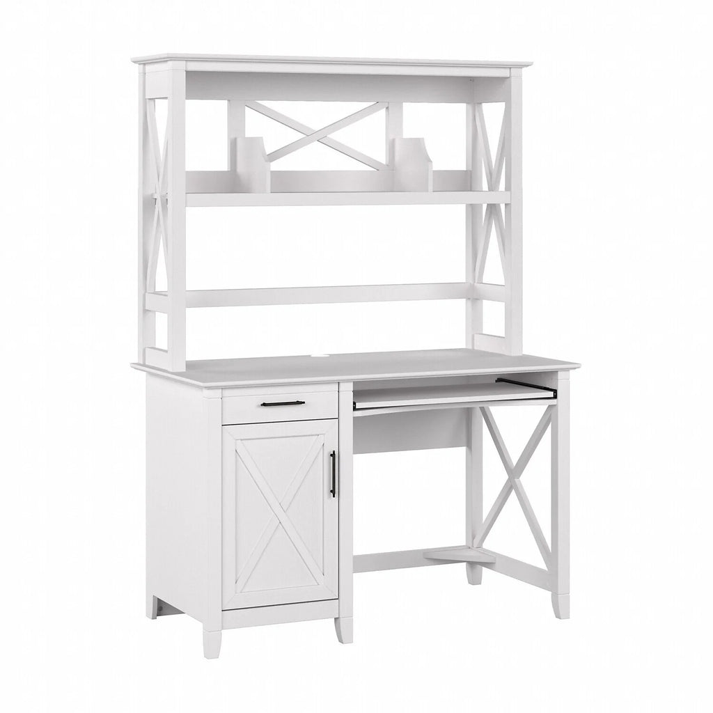 Small Computer Desk With Hutch L4505