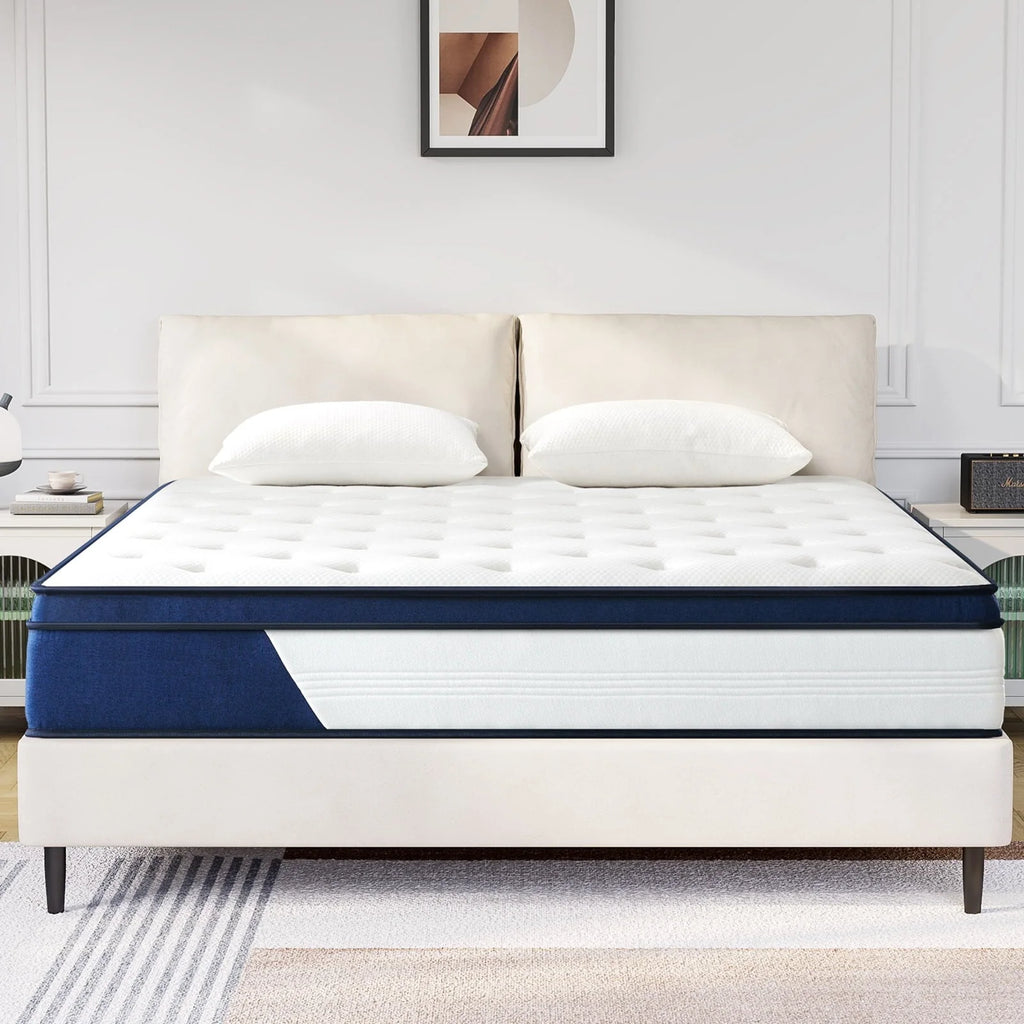Full Size 12 Innerspring Hybrid Pocket Spring Mattress D5687