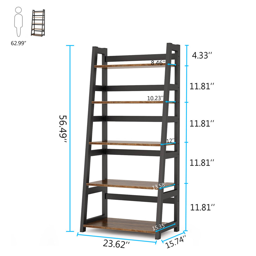 5-Tier Modern Bookshelf Q336