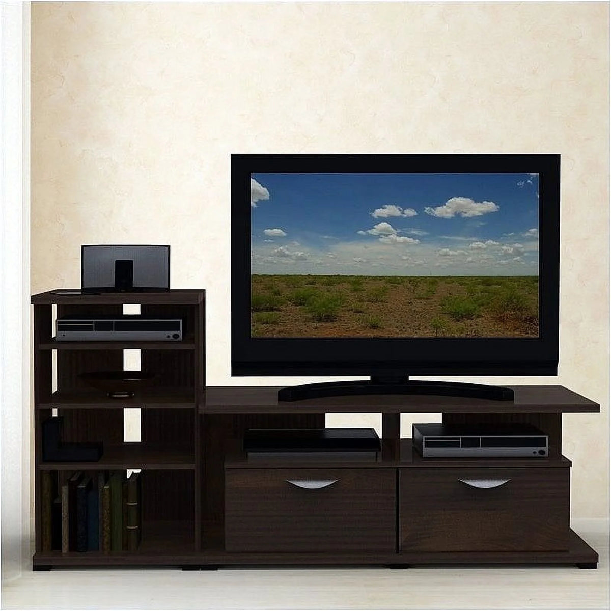32" Tall 4 Shelf Audio Video Media Tower Stand I360044