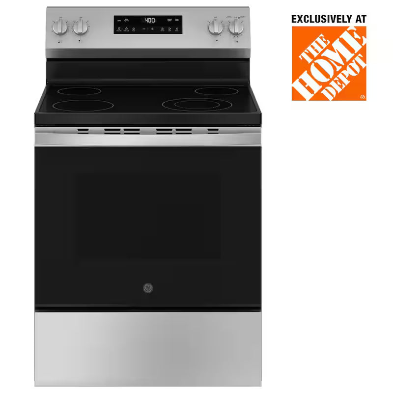 4 Element Free-Standing Electric Range in Stainless Steel R9255