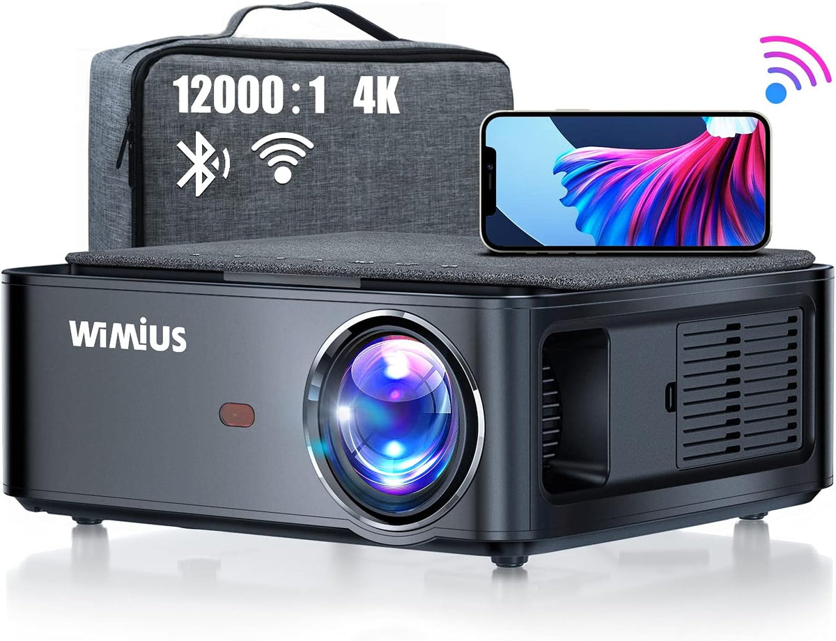 5G WiFi Bluetooth 1080P LED Projector with Carrying Bag B930