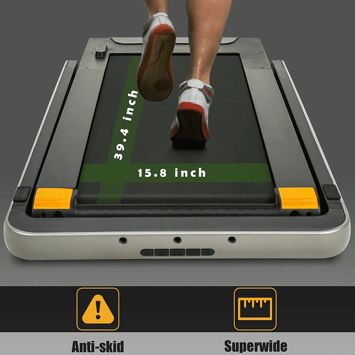 Folding Treadmill with Remote & Screen, 2.5 HP 220 lbs X174