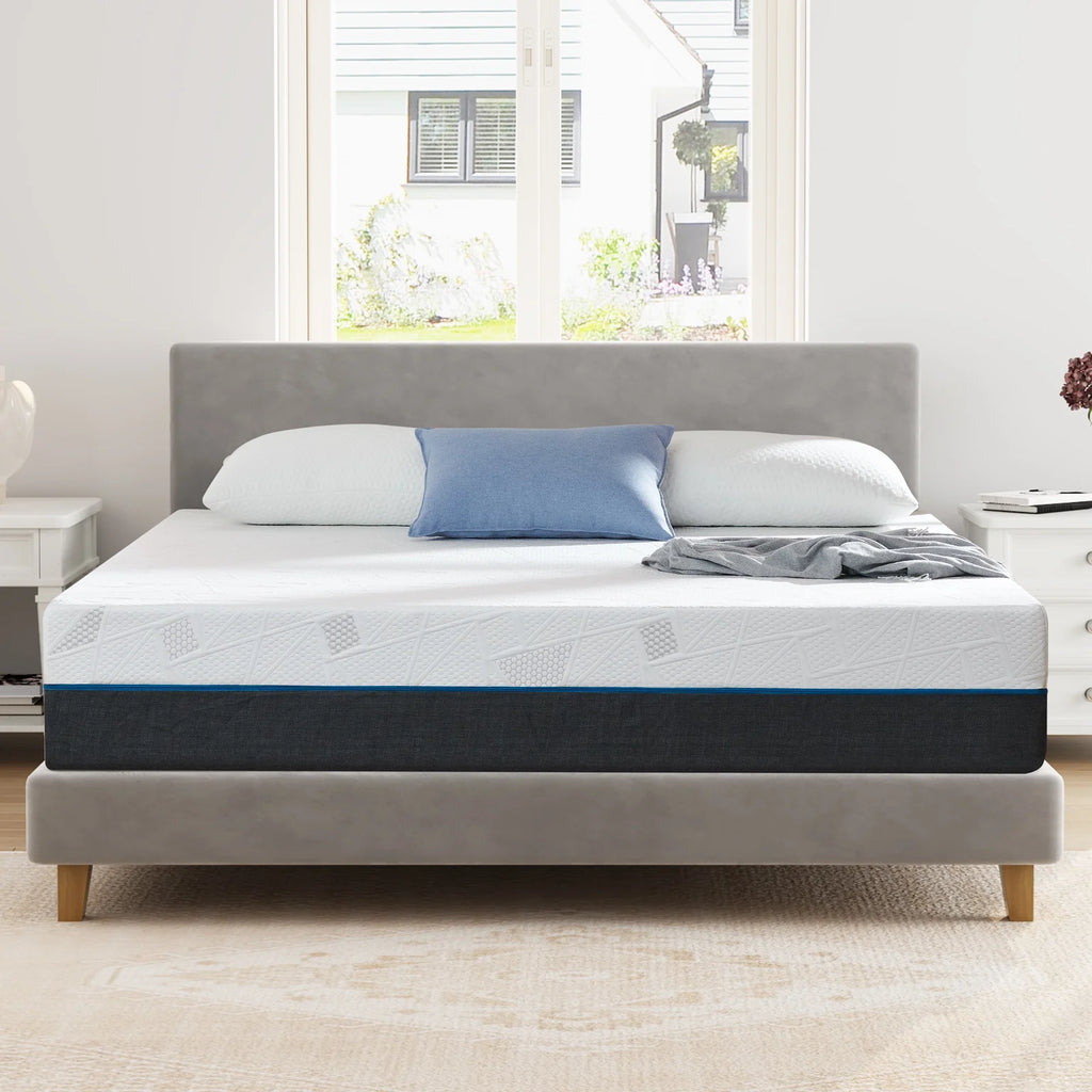 Queen 10 Medium Gel Memory Foam Mattress I666214