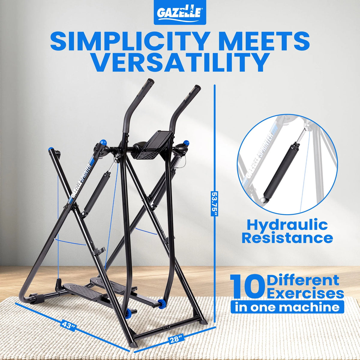 Home Exercise Elliptical Glider F24284