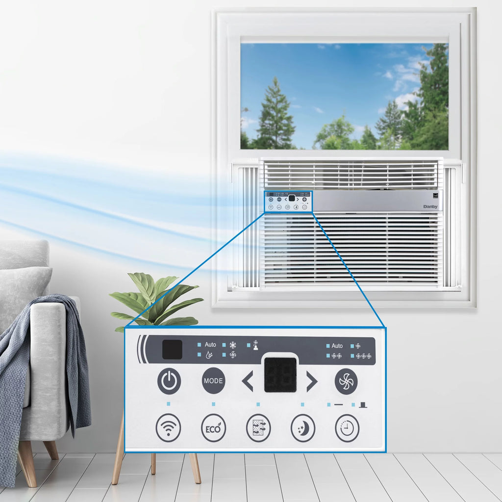 14,500 BTU White Window AC with WIFI J5035