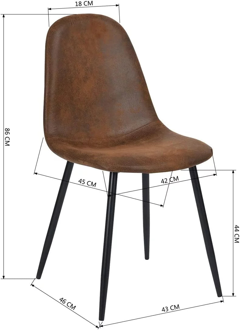 Set of 4 Yellow Velvet Dining Chairs with Metal Legs A83471