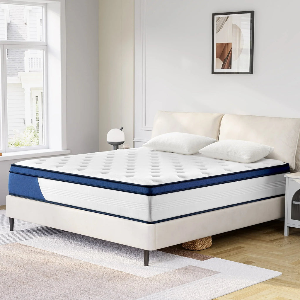 Full Size 12 Innerspring Hybrid Pocket Spring Mattress D5687