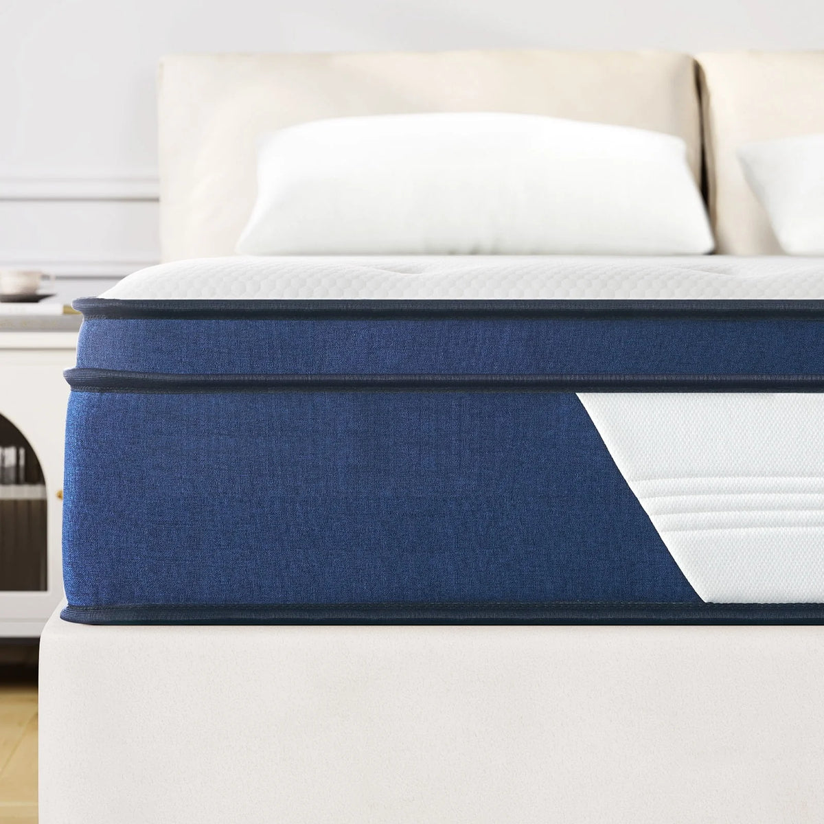 Full Size 12 Innerspring Hybrid Pocket Spring Mattress D5687