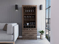 Dark Brown Bar Cabinet M779