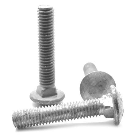 3/4 inch-10 x 3 inch Coarse Thread Grade A Carriage Bolt Low Carbon Steel Hot Dip Galvanized Pk 100 J4073
