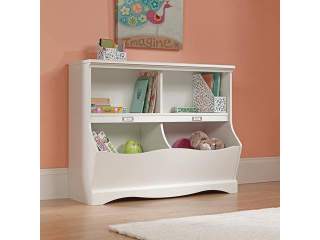 Soft White Bookcase/Footboard Y39237