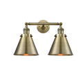 2 Light Antique Brass K1222