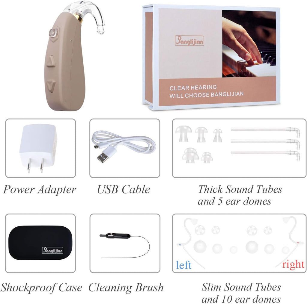 Rechargeable Hearing Amplifier with 4 Channels C477402