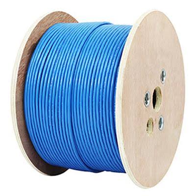 Cat6a Shielded Riser Ethernet Cable, 1000ft, Red Z639699