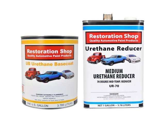 Black Metallic Urethane Basecoat Clearcoat Car Auto Paint Medium Gallon Kit A526412