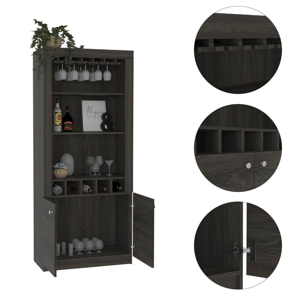 Dark Brown Bar Cabinet M779