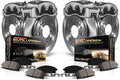 Front and Rear Caliper Kit with Brake Rotor and Brake Pads E576