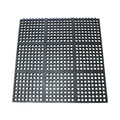 Black Rubber Kitchen Mats 4 Pack F78354