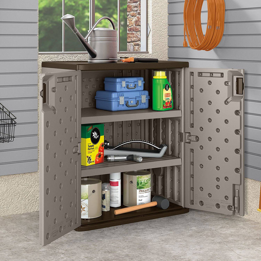 9 Cu ft Heavy Duty Resin Storage Cabinet 3 Pack D2115