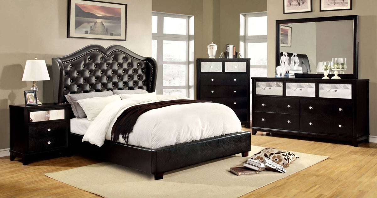 Black King Bed C345649