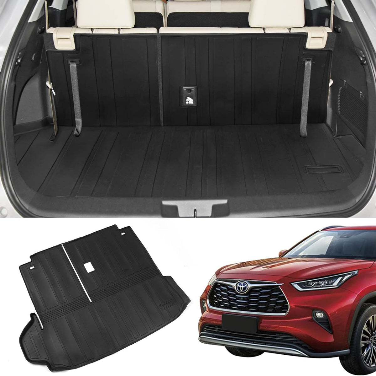 TPE All-Weather Cargo Liner Trunk Mat Pack of 2 S38111
