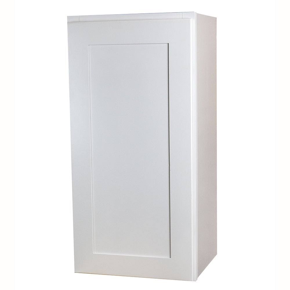 White 18x36 Shaker Style Wall Cabinet D14112
