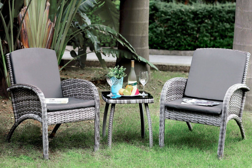 3 Piece Gray Patio Seating Set I693507