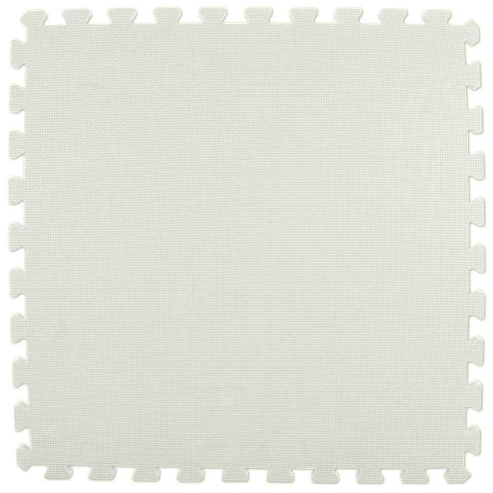 White 24 in. x 24 in. Foam Interlocking Floor Mat Case of 25 I959