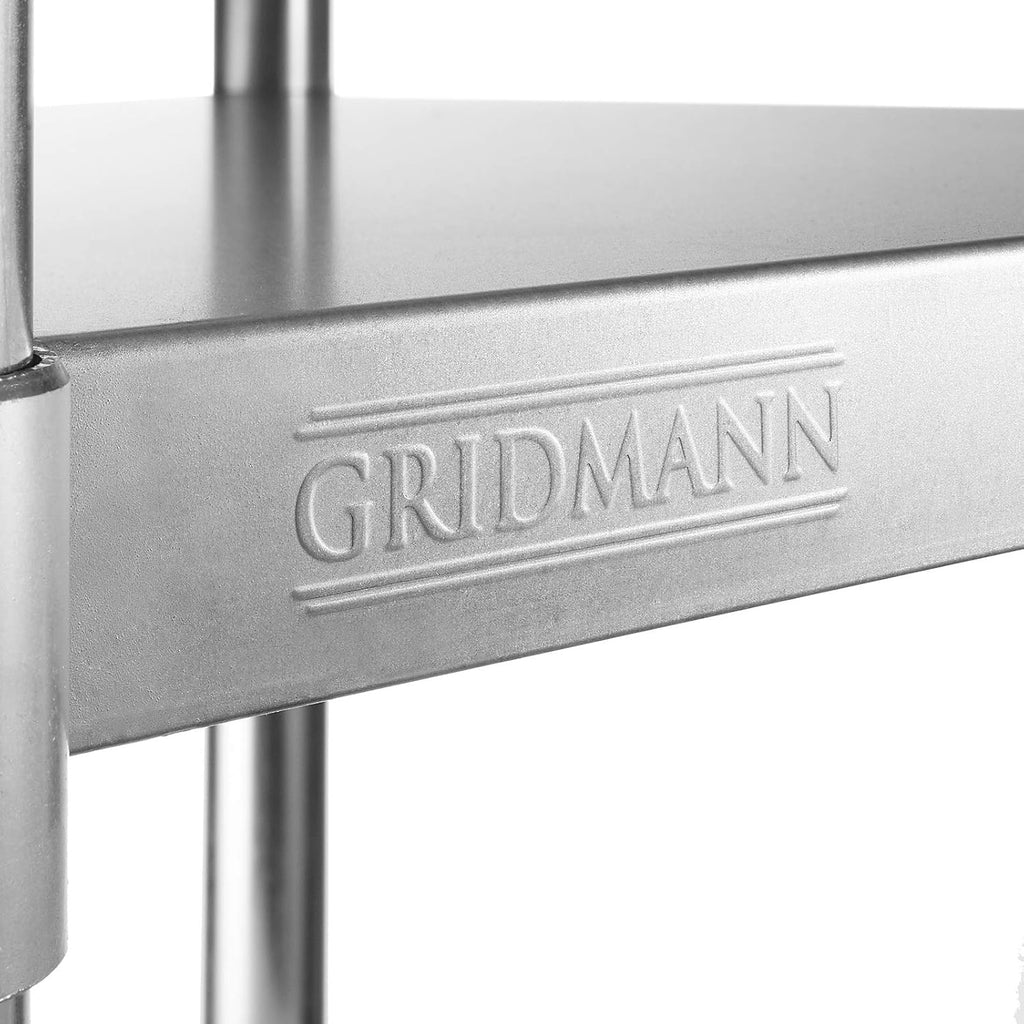 Stainless Steel Commercial Work Table with 4 Casters 48 in. x 24 in. D1135