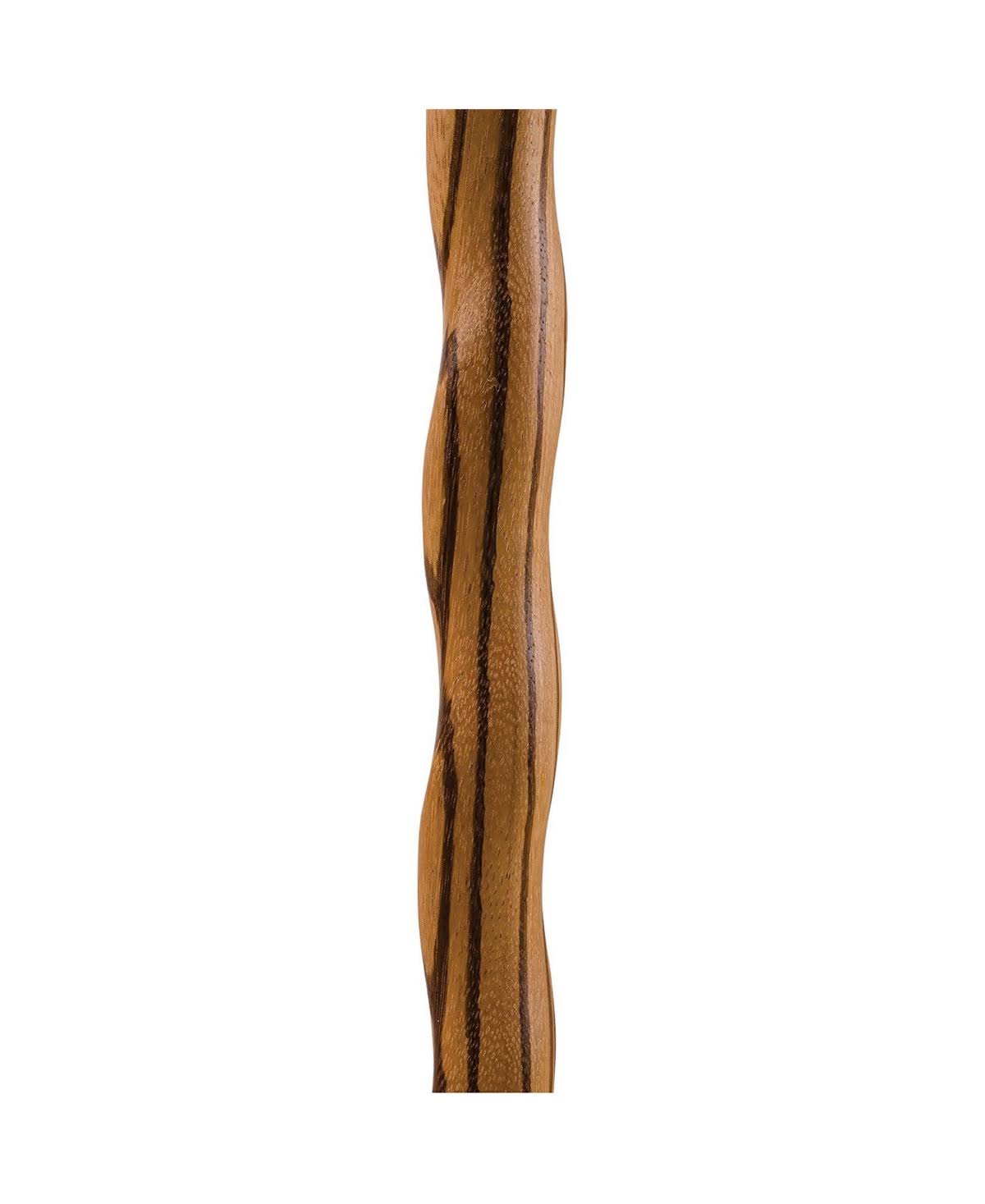 37x22 Twisted Zebrawood Walking Cane J3402