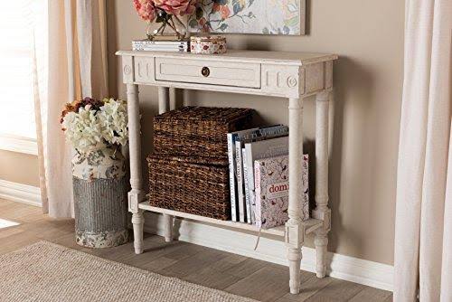 Whitewash Console Table X566036
