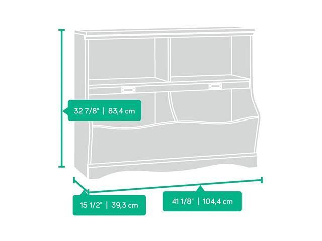 Soft White Bookcase/Footboard Y39237