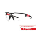 Bifocal Safety Glasses +1.50 Clear Anti-Scratch 6-Pack A352680