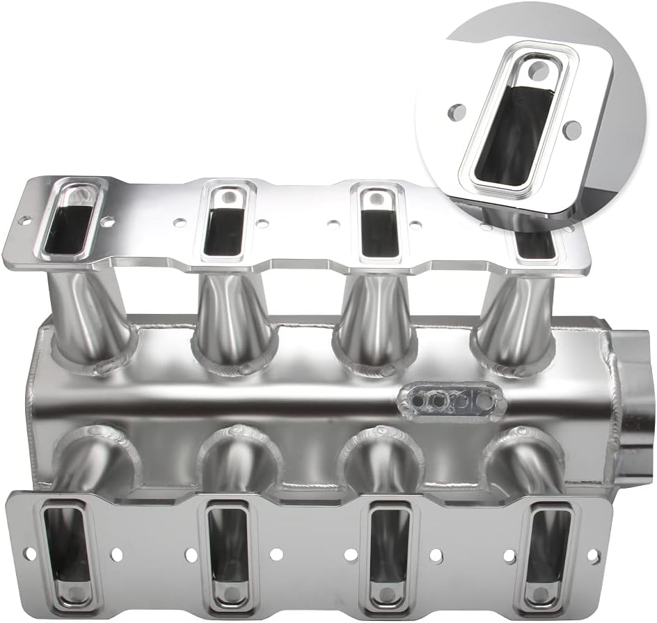 Racing Intake Manifold 92mm Throttle Body Sheet Metal Fabricated EFI C53267