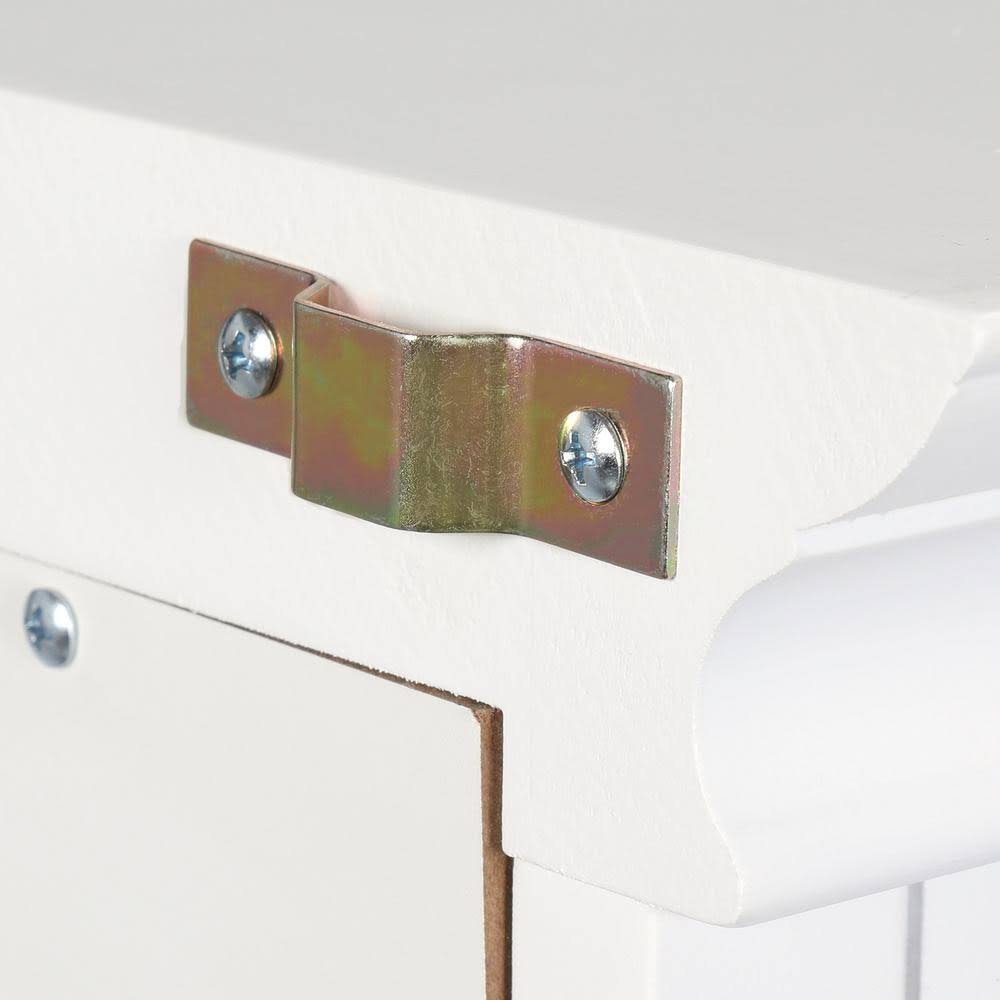 White Bathroom Linen Cabinet I725668