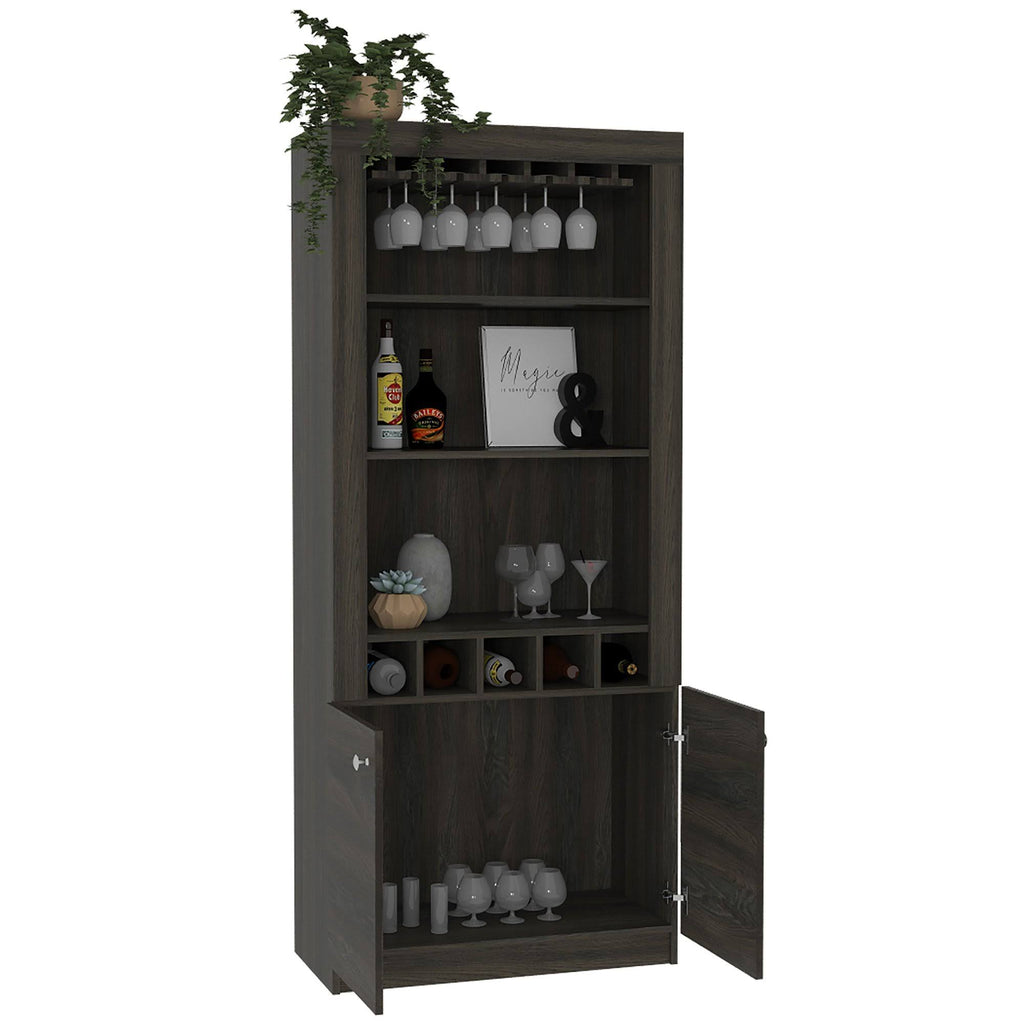 Dark Brown Bar Cabinet M779