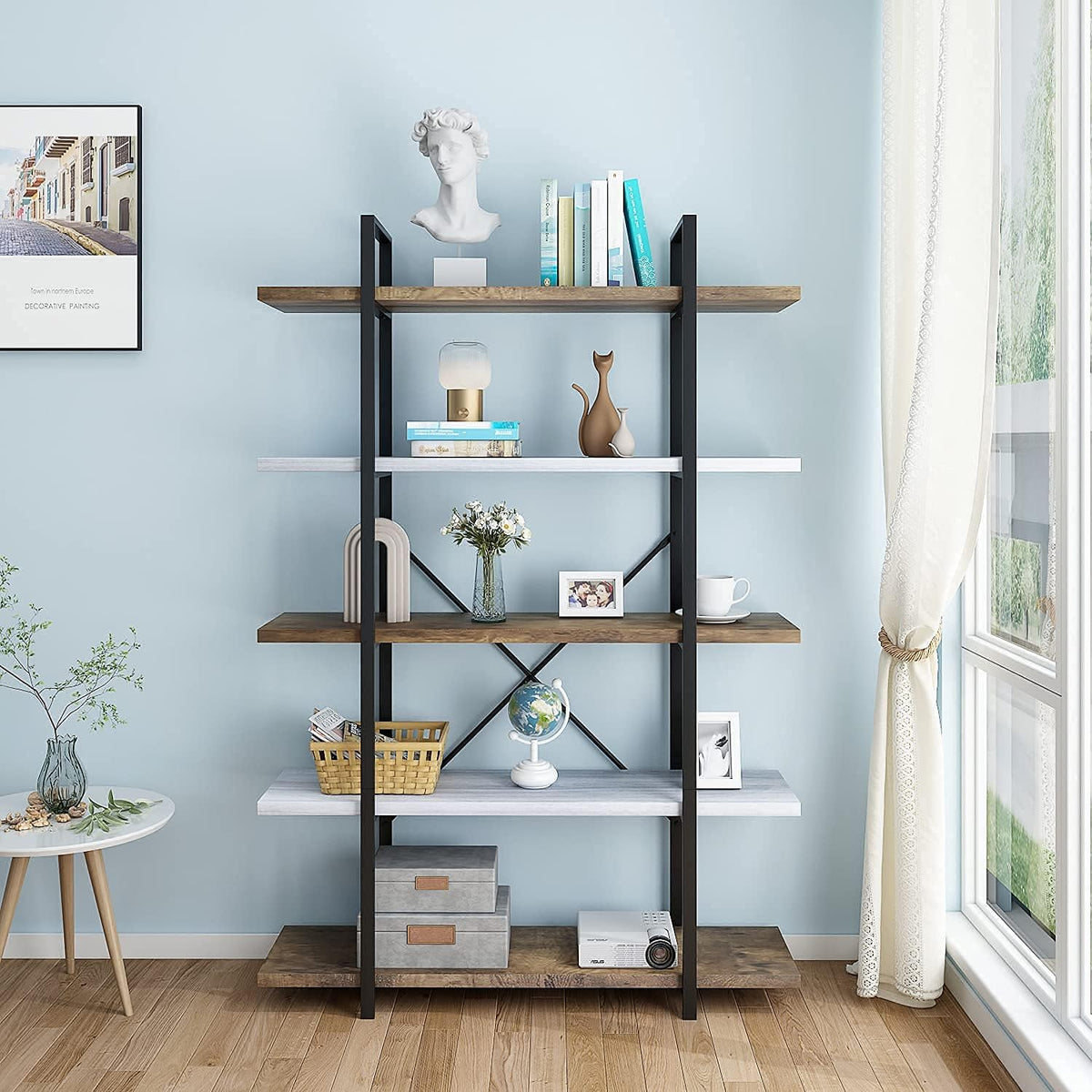 5-Tier Adjustable Bookshelf L17006