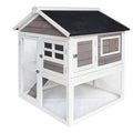 Small Animal Hutch with Ramp Q796