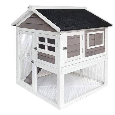 Small Animal Hutch with Ramp Q796