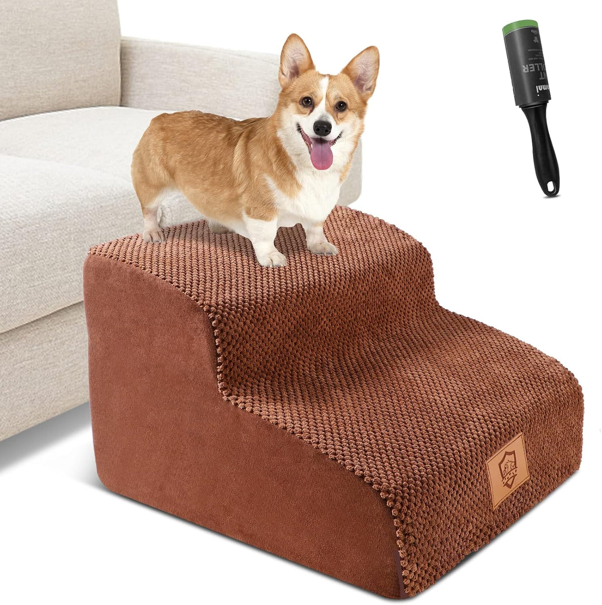 2-Step Non-Slip High Density Foam Pet Stairs Pack of 2 N779