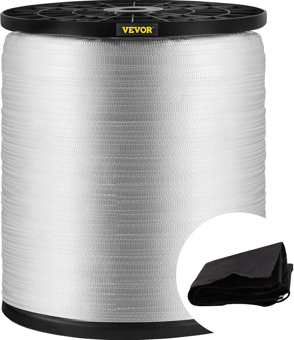 Polyester Pull Tape 1053' x 5/8 Flat Rope Pack of 2 I35908