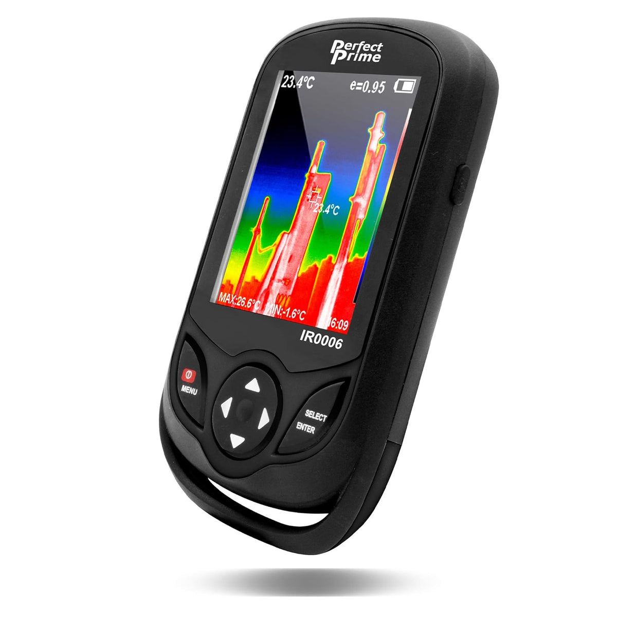 Infrared Thermal Imager Camera with 35,200 Pixels, 9 Hz Refresh Rate, Black V762