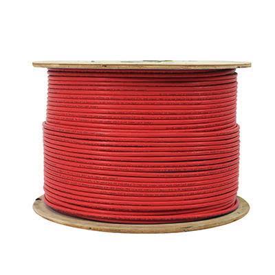 Cat6a Shielded Riser Ethernet Cable, 1000ft, Red Z639699
