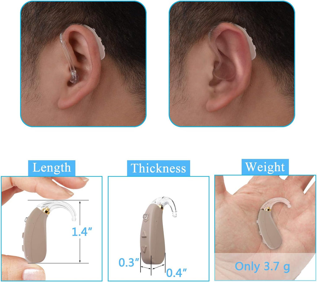 Rechargeable Hearing Amplifier with 4 Channels C477402